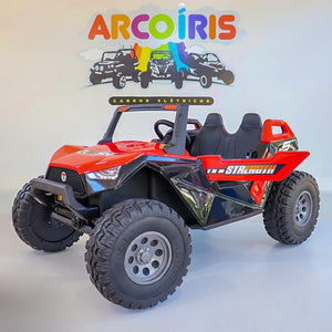 Buggy Clash 24V Vermelho - Arco Íris Carros Elétricos