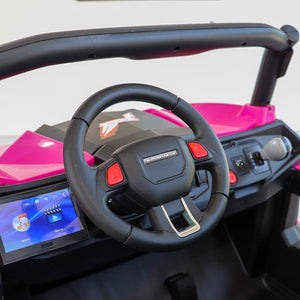 Buggy UTV Mx 12V Rosa - Arco Íris Carros Elétricos