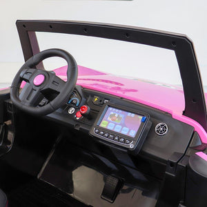 Buggy Clash 24V Rosa - Arco Íris Carros Elétricos