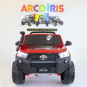 Hilux Rugged 12V Vermelha - Arco Íris Carros Elétricos
