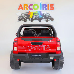 Hilux Rugged 12V Vermelha - Arco Íris Carros Elétricos