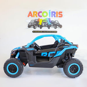 Buggy Can-Am Maverick 24V Azul/Preto - Arco Íris Carros Elétricos