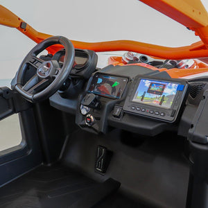 Buggy Can-Am Maverick 24V Branco/Laranja - Arco Íris Carros Elétricos