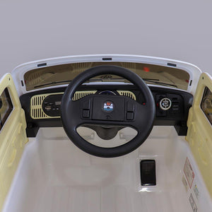 Fusca 12v Branco - Arco Íris Carros Elétricos