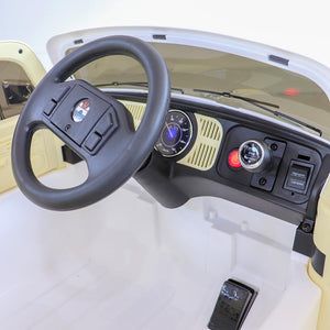 Fusca 12v Branco - Arco Íris Carros Elétricos