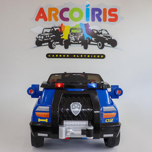 Carro Elétrico Policial Patrulha Canina 12V