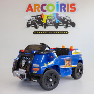 Carro Elétrico Policial Patrulha Canina 12V