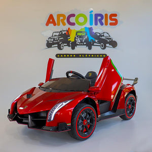 Lamborghini Veneno Vermelha