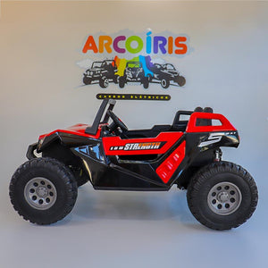 Buggy Clash 24V Vermelho - Arco Íris Carros Elétricos