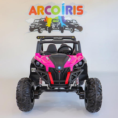 Buggy UTV Mx 12V Rosa - Arco Íris Carros Elétricos