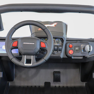 Buggy UTV Mx 12V Branco - Arco Íris Carros Elétricos