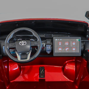 Hilux Rugged 12V Vermelha - Arco Íris Carros Elétricos