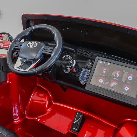 Hilux Rugged 12V Vermelha - Arco Íris Carros Elétricos