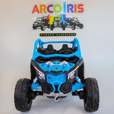 Buggy Can-Am Maverick 24V Azul/Preto - Arco Íris Carros Elétricos