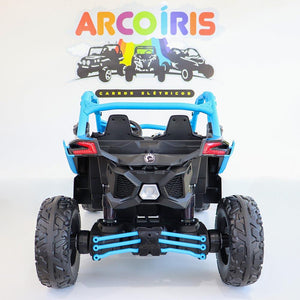 Buggy Can-Am Maverick 24V Azul/Preto - Arco Íris Carros Elétricos