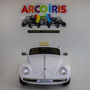 Fusca 12v Branco - Arco Íris Carros Elétricos