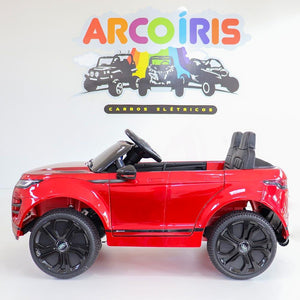 Land Rover Evoque 12v Vermelho - Arco Íris Carros Elétricos