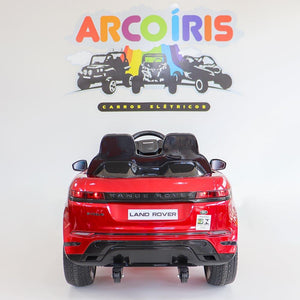 Land Rover Evoque 12v Vermelho - Arco Íris Carros Elétricos
