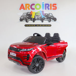 Land Rover Evoque 12v Vermelho - Arco Íris Carros Elétricos